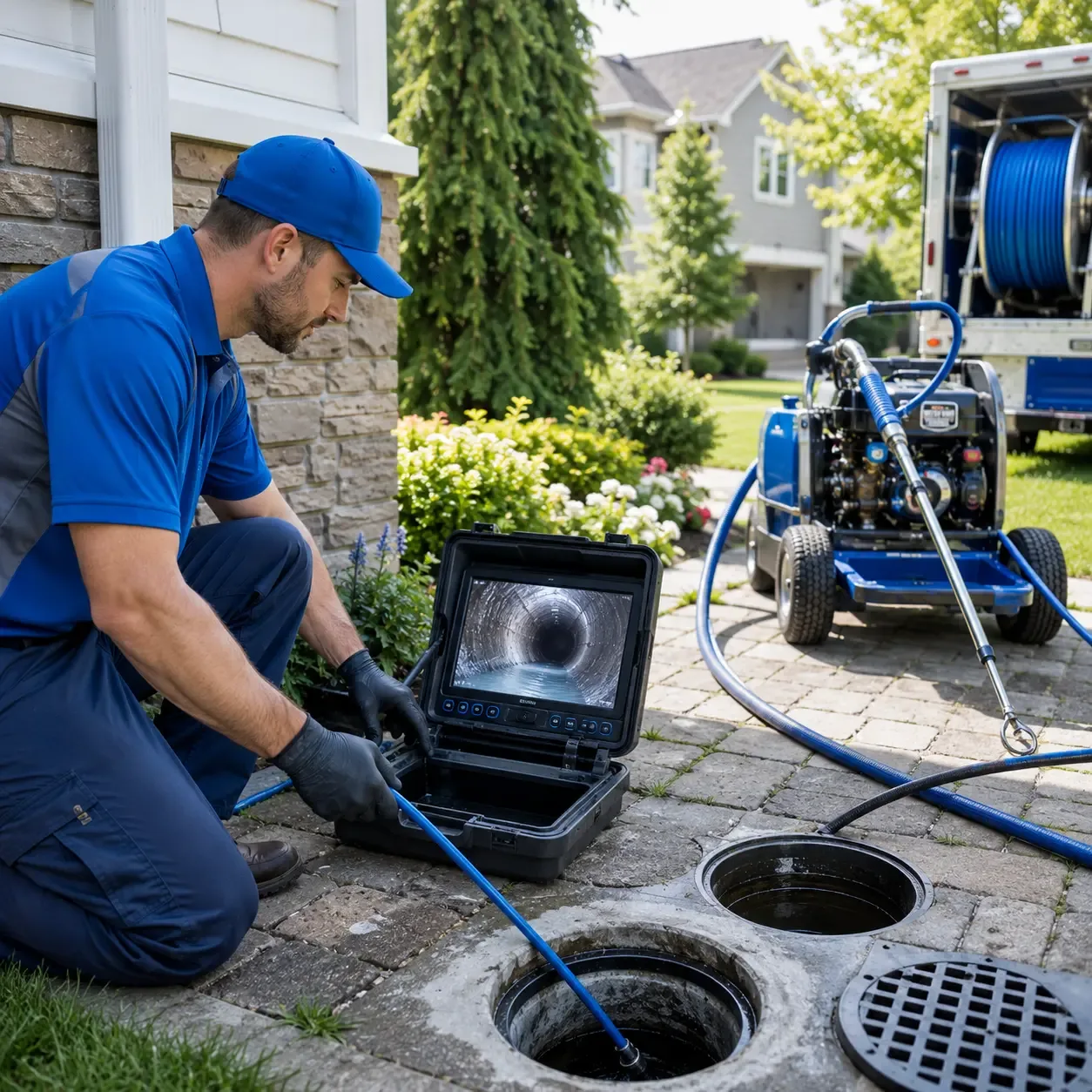 Outdoor drain cleaning professionals serving Brantley, AL
